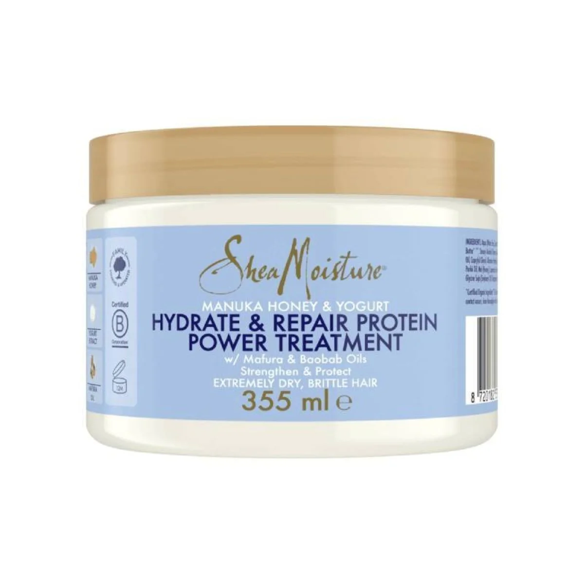 Manuka Honey & Yogurt Hydrate+Repair Protein Treatment - Maschera Riparatrice Capelli, Maschera Idratante Capelli, Pre-Shampoo