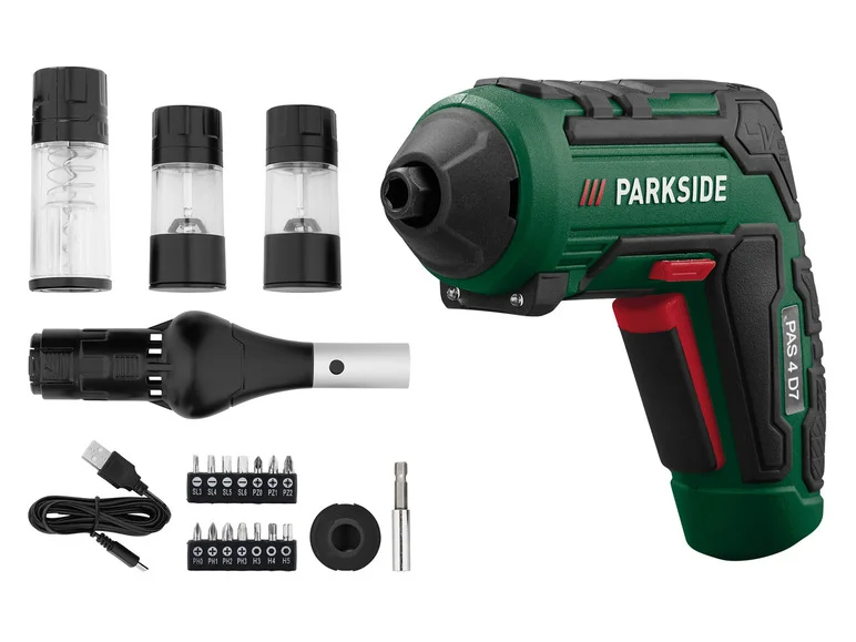 Conjunto PARKSIDE® viseuse sans fil 4 V