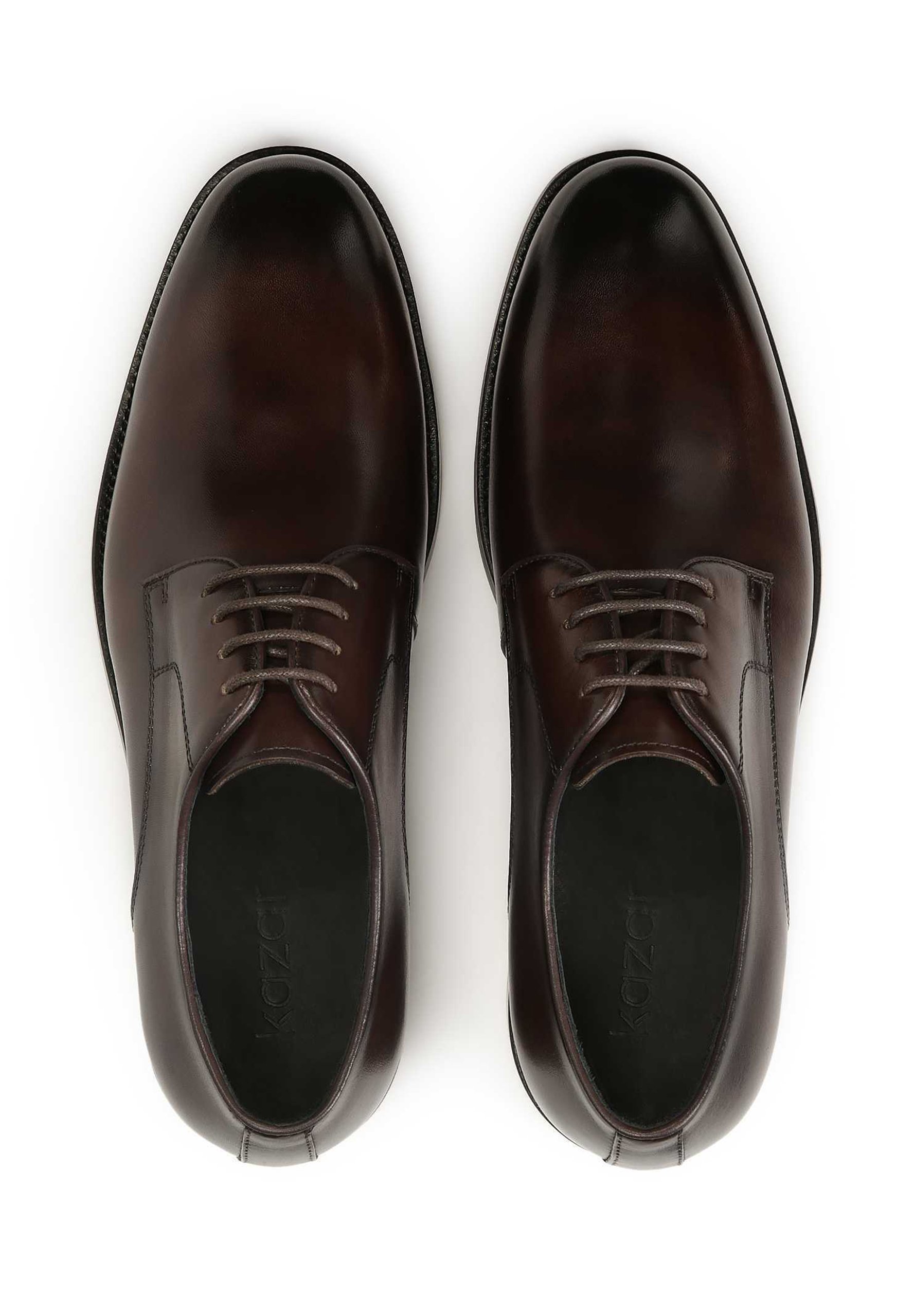 Kazar OCTAVIOS - Stijlvolle veterschoenen - bruin