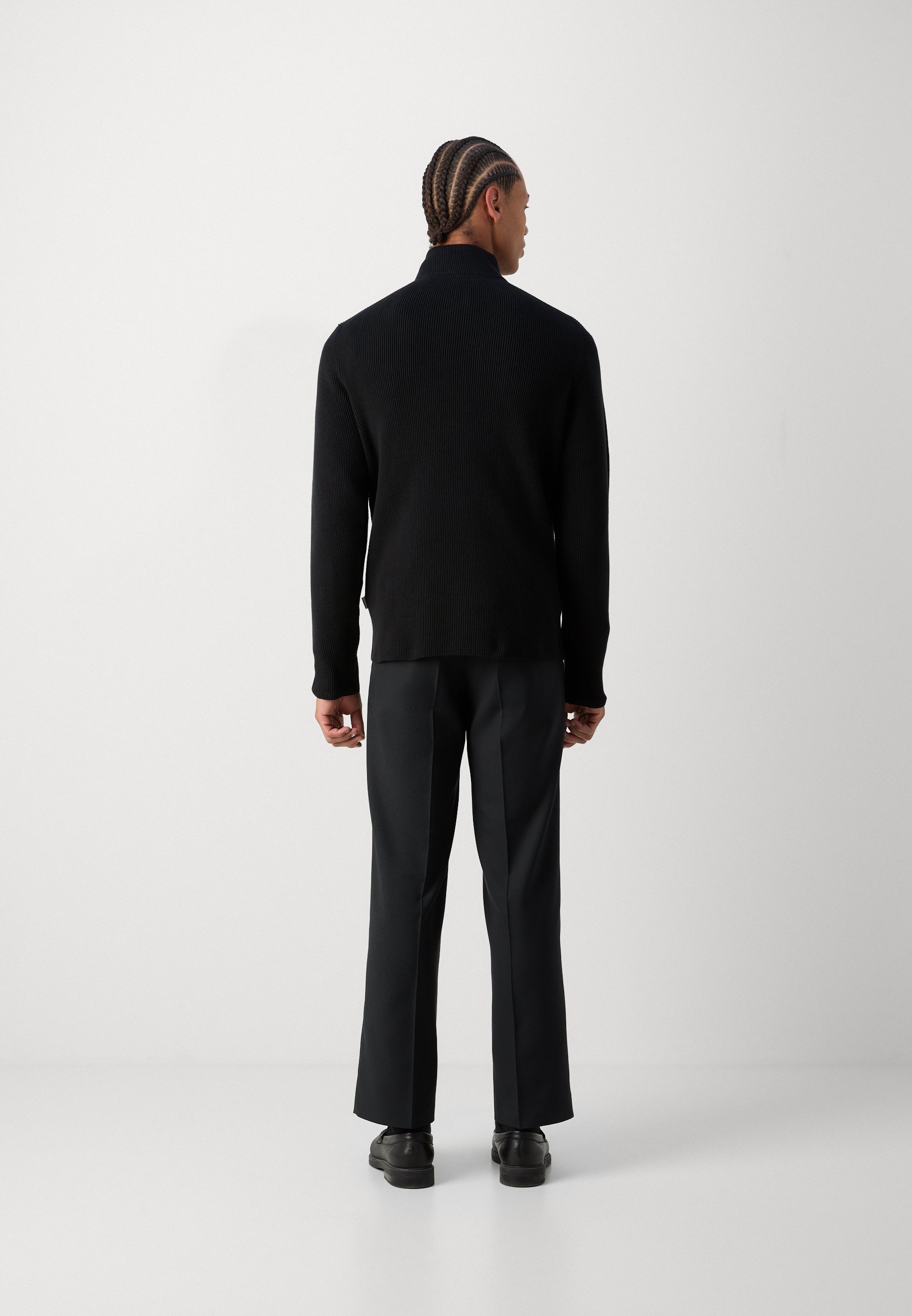 Lindbergh HALF ZIP - Trui - zwart