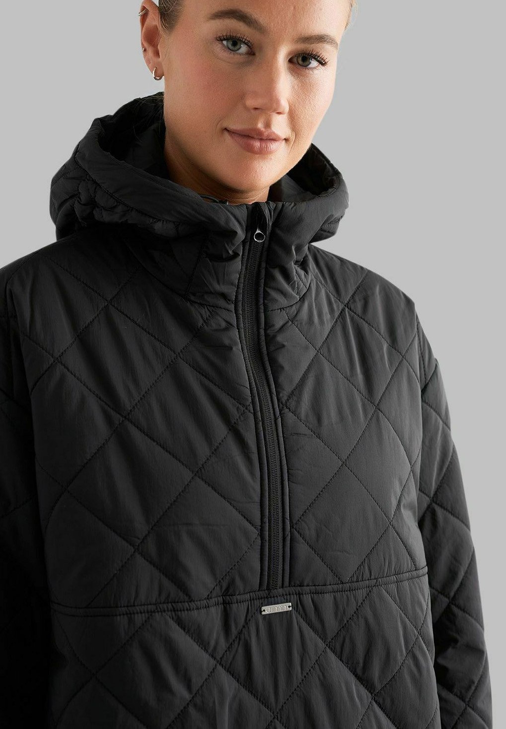Anorak matelassé surdimensionné aim'n® - Manteau d'hiver - Noir