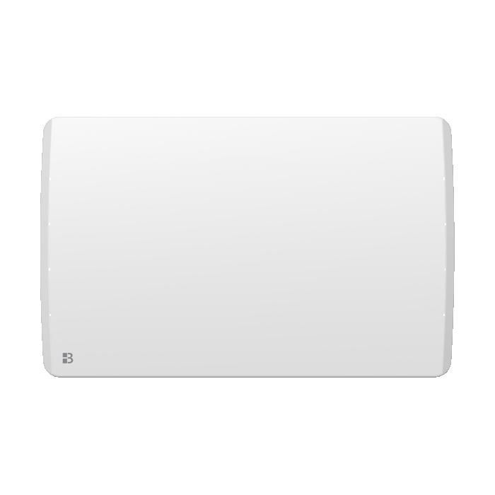 Fixed ceramic dry inertia electric radiator - BESTHERM - ARIA 1500W - horizontal white