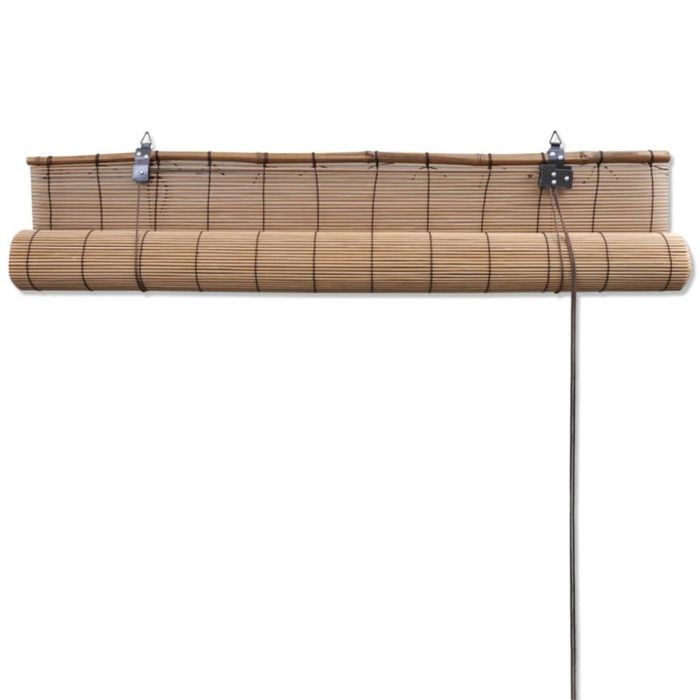 Estor enrollable de bambú vidaXL 100 x 160 cm