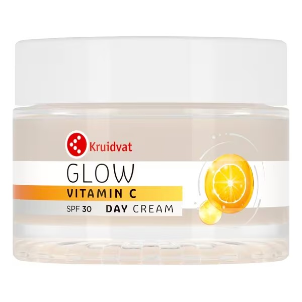Kruidvat Glow Dnevna krema s vitaminom C SPF30<br>50ml