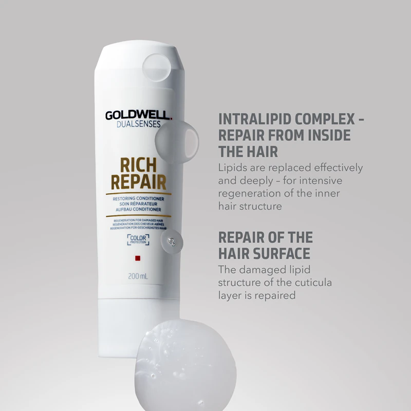 Condicionador Goldwell Dualsenses Rich Repair para cabelos secos e danificados