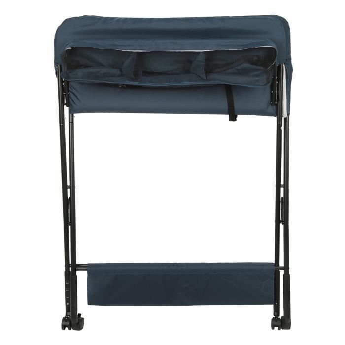 Cambiador plegable Homewell - Azul - 80 * 66 * 98 cm - Con cinturón de seguridad