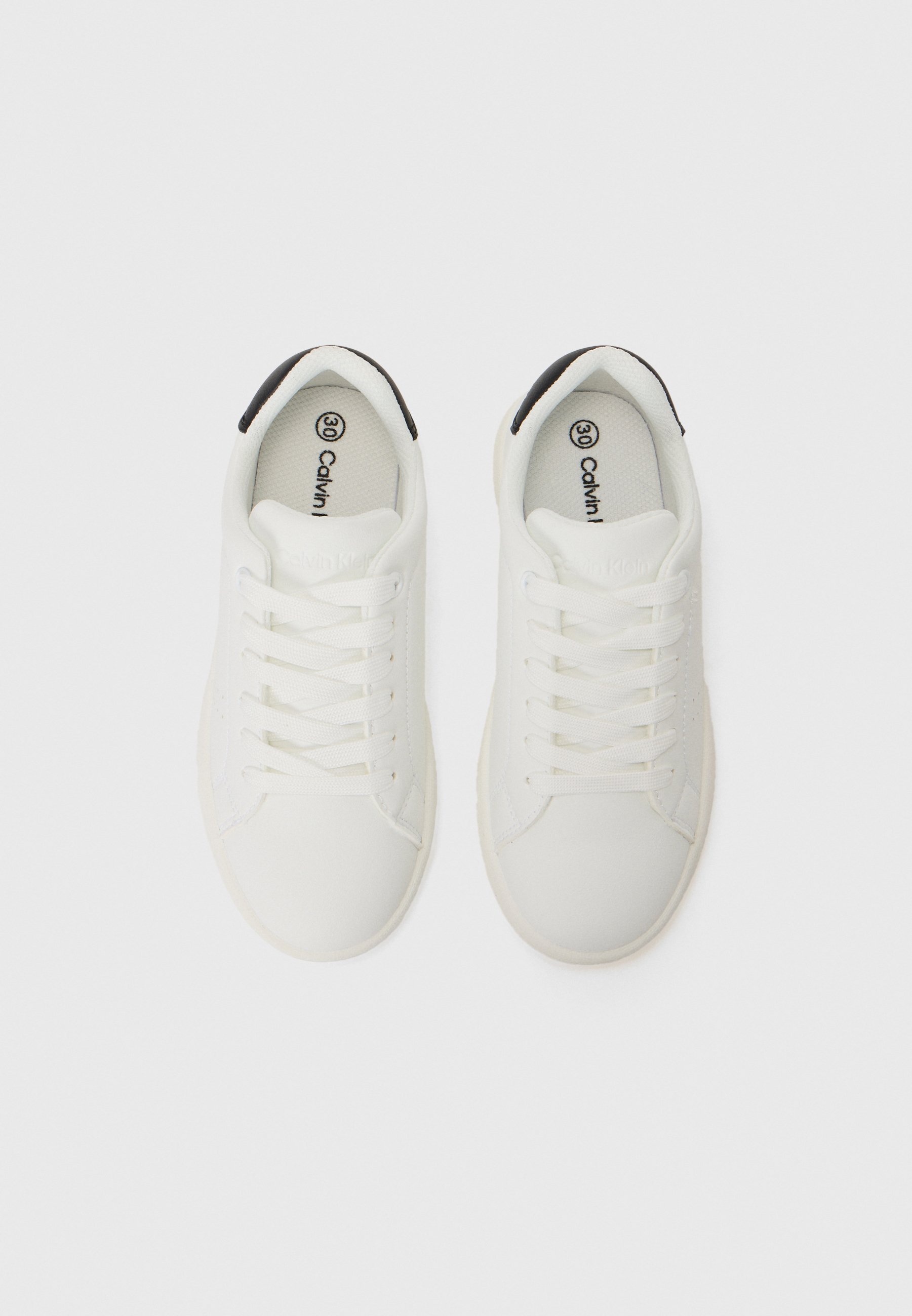 Calvin Klein Jeans BACK UNISEX - Sneakers - wit/zwart