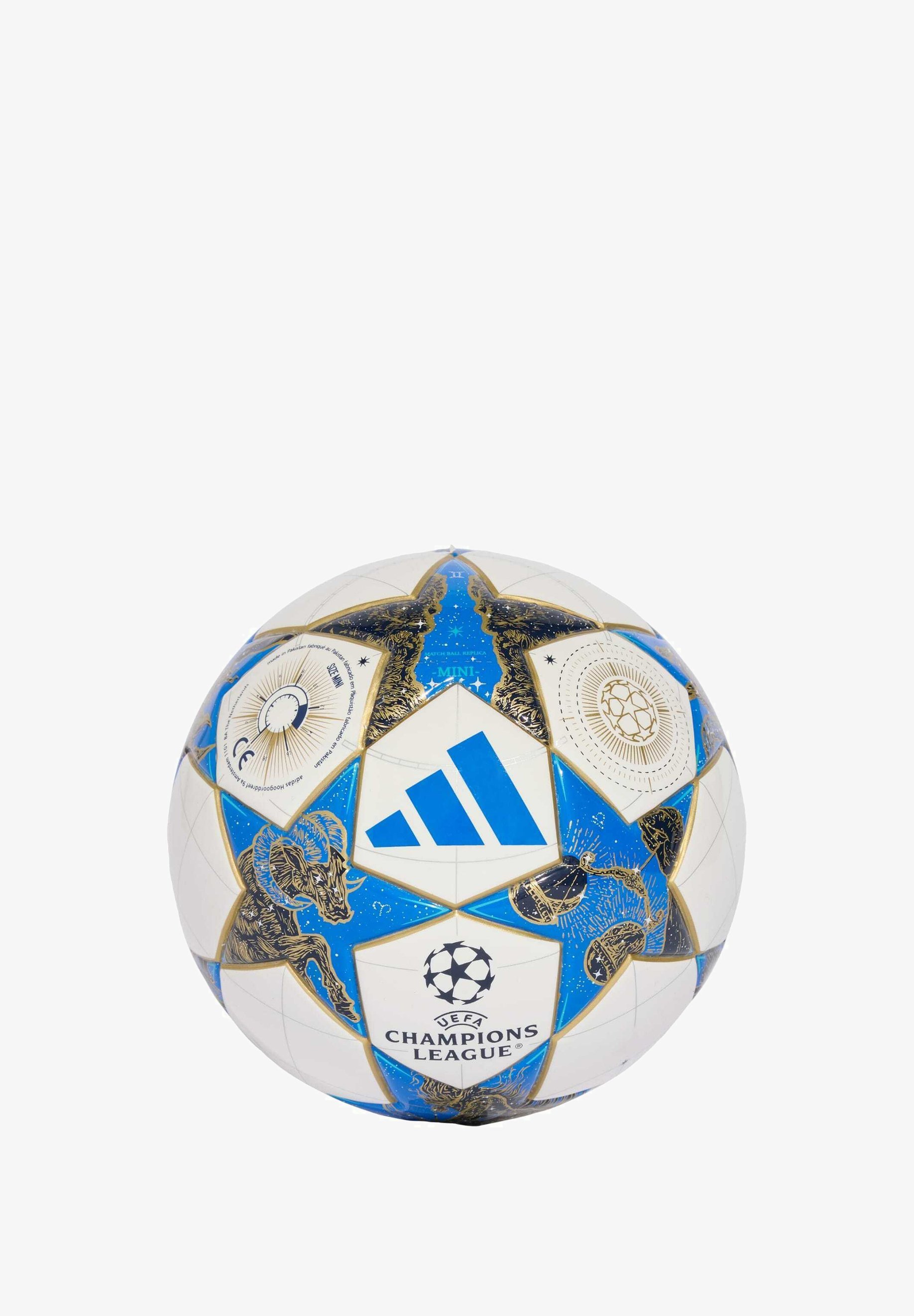 adidas Performance Fußball – weiß/dunkelblau/mehrfarbig/goldmetallic