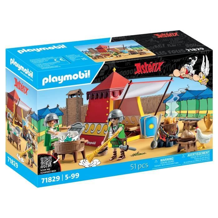 PLAYMOBIL 71829 Legionnaires' Tent, Asterix, Comic Book Characters, Ages 5+