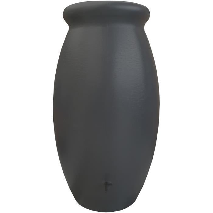 Toskanisches Wasserfass - BELLI - 1000 l - Anthrazit