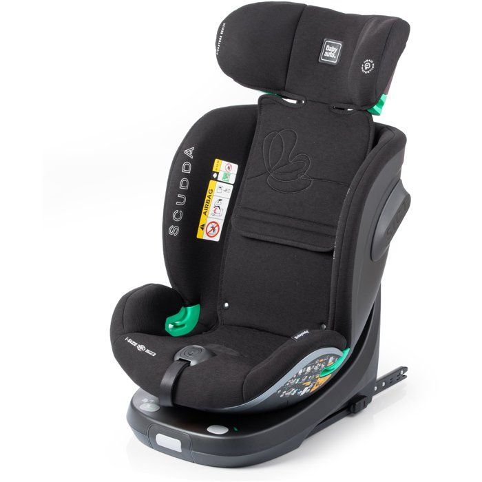 Silla de coche - BABYAUTO - SCUDDA - Grupo 0/1/2/3 - 40/150 cm - Talla única - Giratoria - Reclinable - Reductor - Pata de apoyo - Antracita