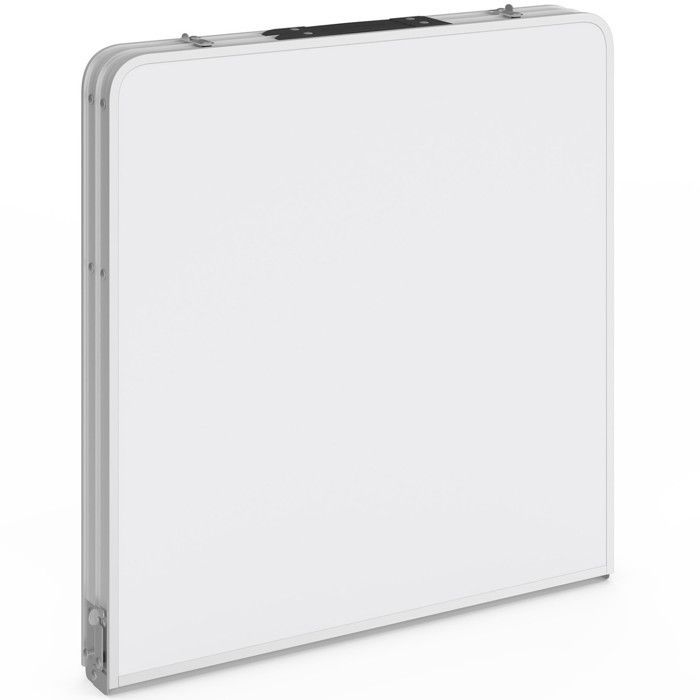 Mesa de camping plegable IDMARKET, altura regulable, 120 cm