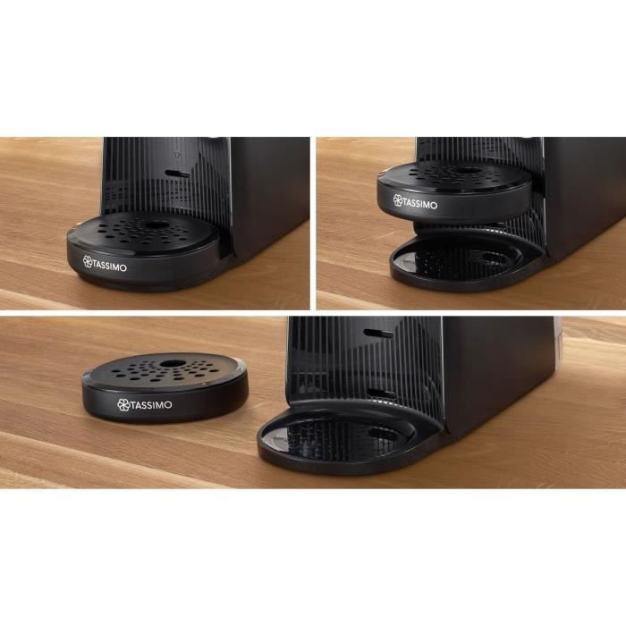 Cafetera multifunción - BOSCH - TASSIMO - T16 Finesse negra - 1400 W