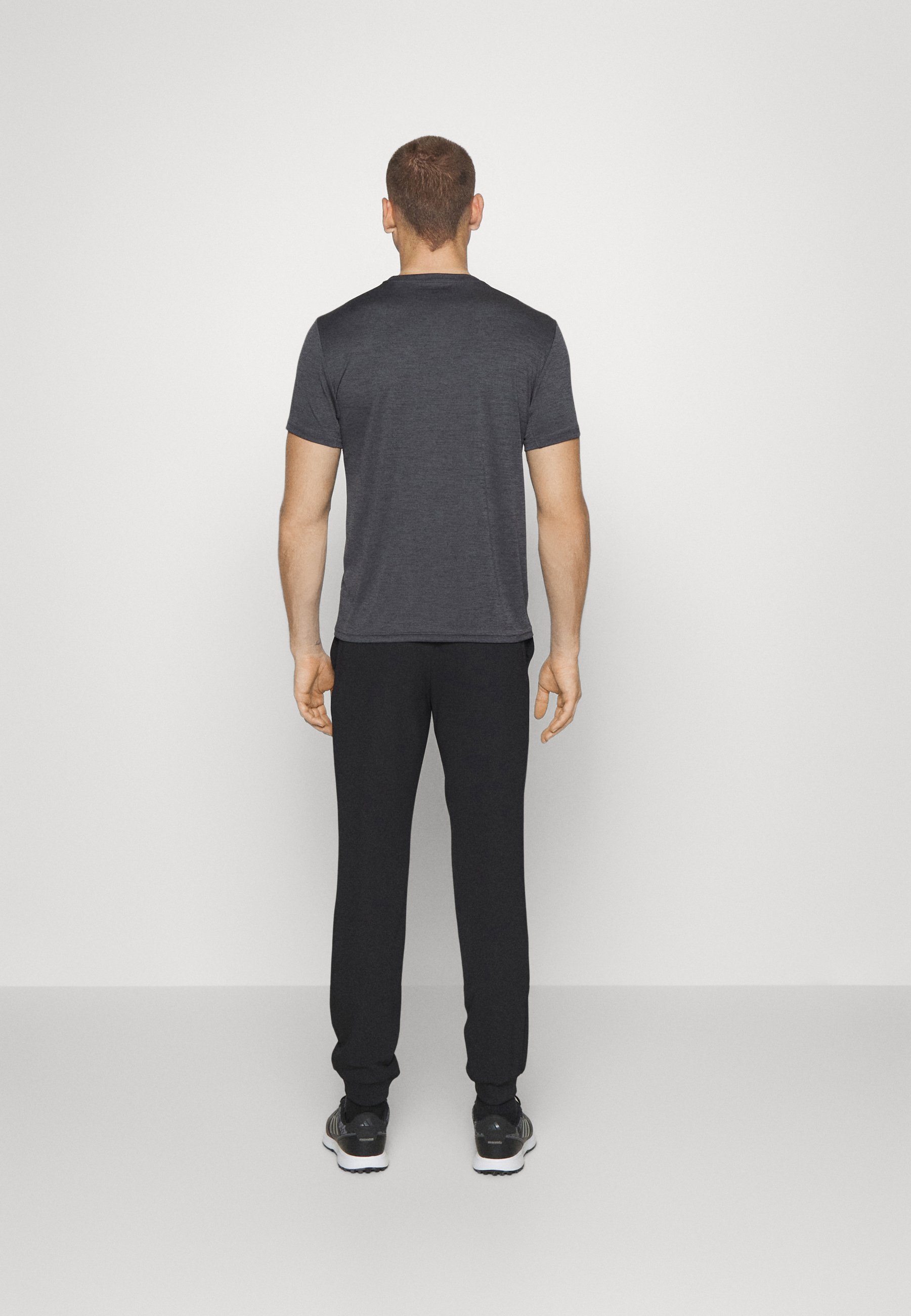 Calvin Klein Golf TEE CLASSIC 2-PACK - Sport T-shirt - zwart/grijs