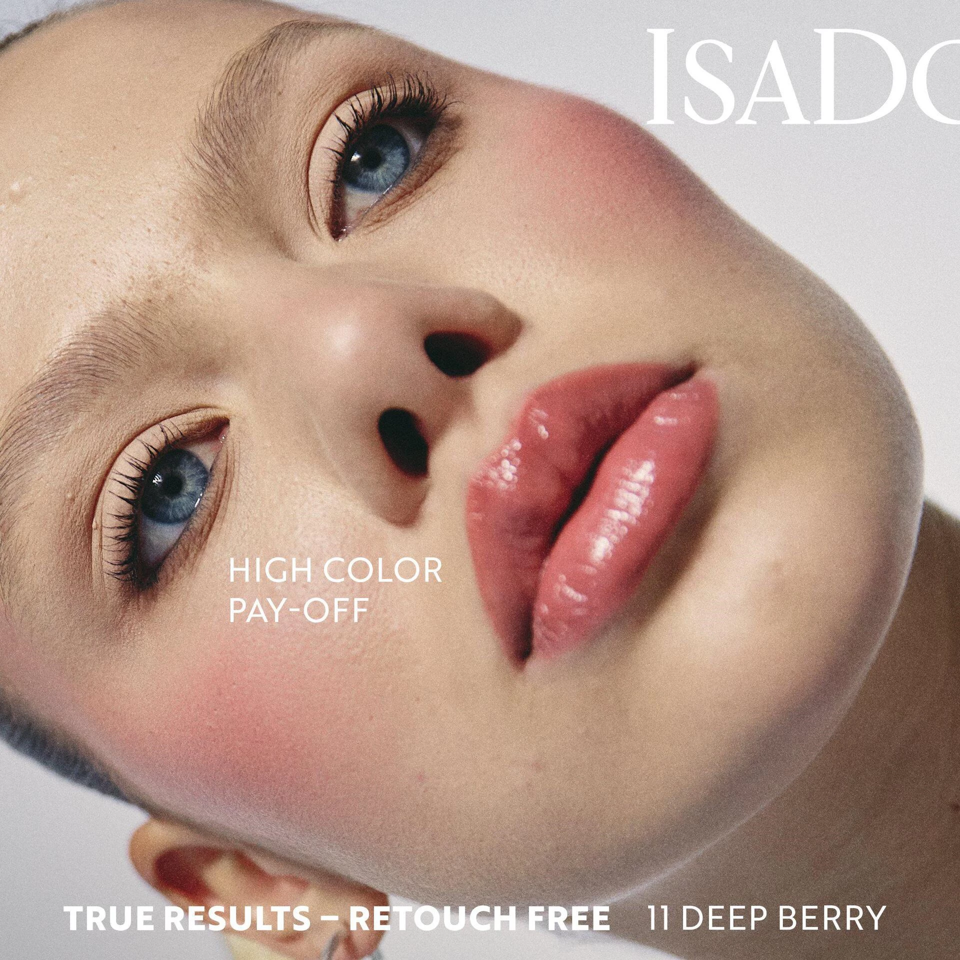 Fard de obraz pudră 11 Nuanță intensă de fructe de pădure - Isadora