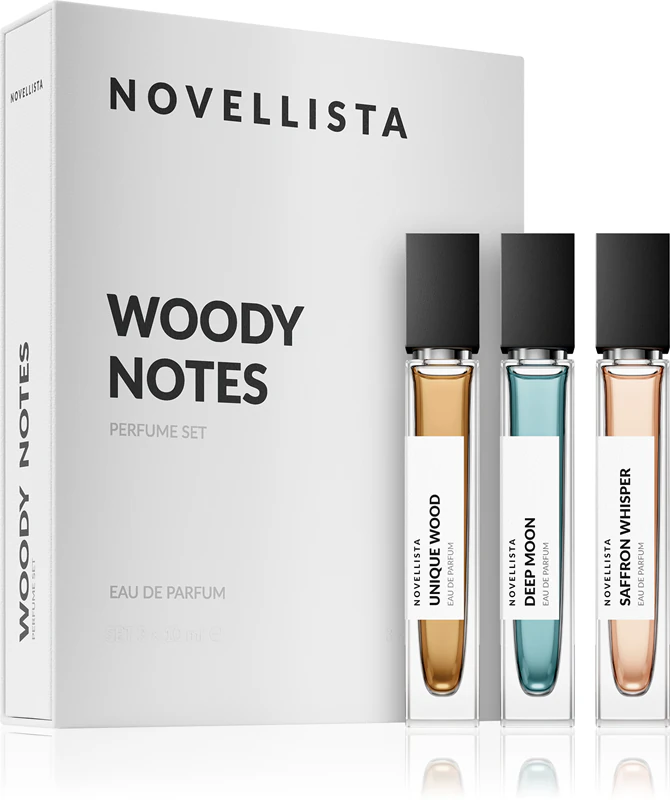NOVELLISTA Woody Notes Eau de Parfum Geschenkset für Männer