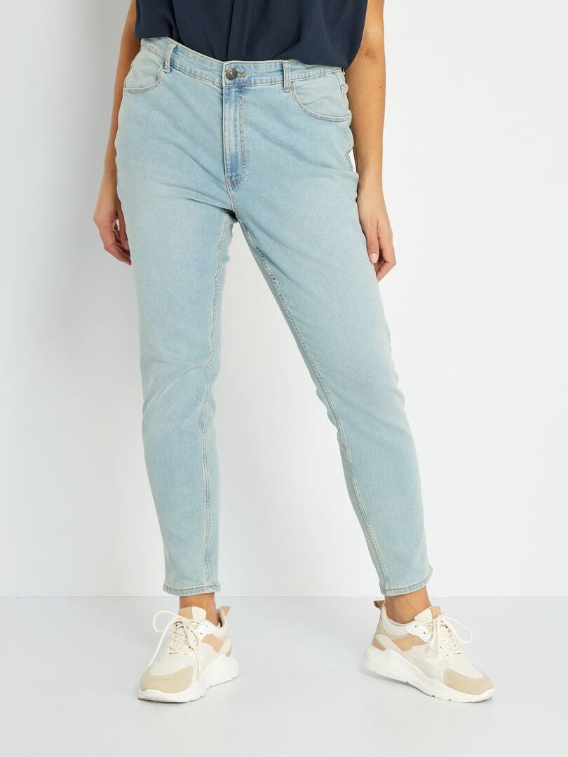 Slim fit stretch jeans - maat 30L - blauw