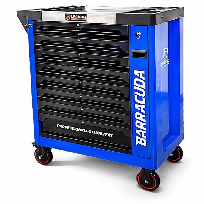 Servante d'atelier - Barracuda Tools - Racing 1 MAX+ - 9 tiroirs - 336 outils - Bleu