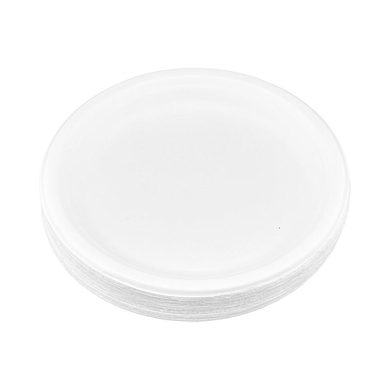 Platos desechables Nature, paquete de 25 unidades, 23 cm, 100 % biodegradables.
