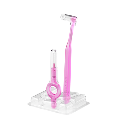 Curaprox Prime Start Pink -siveltimet, pakkaus 1 kpl, 1 kpl