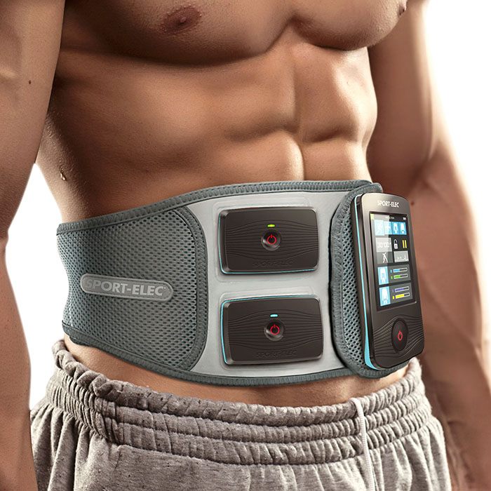 Estimulador muscular sem fio Free Action Sport-elec + cinto abdominal