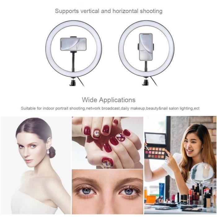 SLR Accessories, For YouTube LED Ring Light Dimmable Lamp Photography Camera Studio Photo Video Ring - 30cm Type