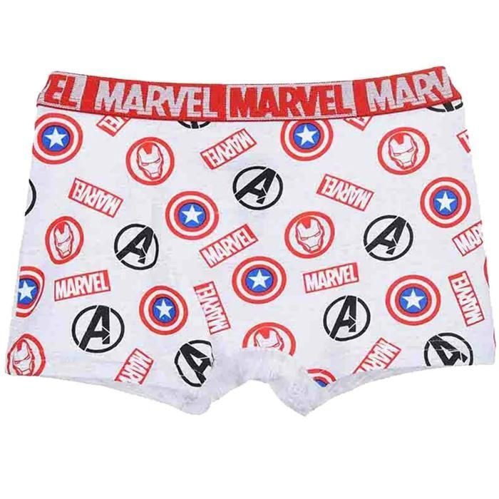 Lot de 4 Boxers Garçon coton Avengers MARVEL 