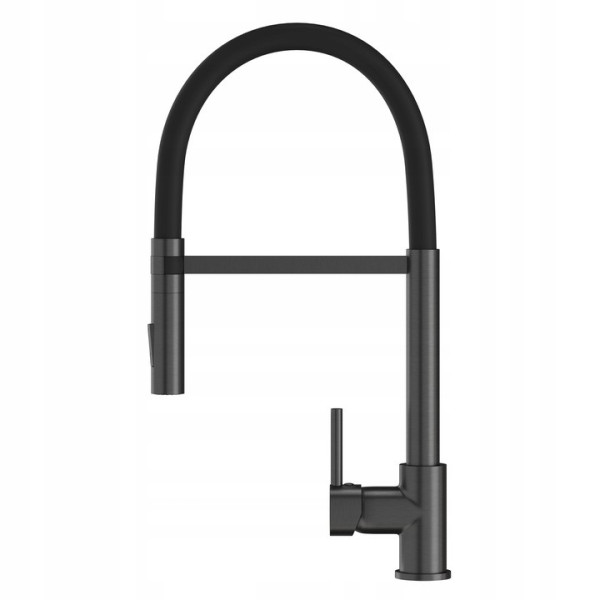 Bateria kuchenna elastyczna wylewka metalik gun grey Vento