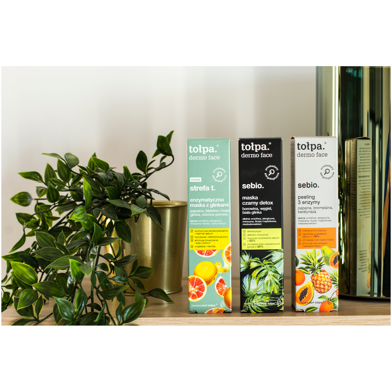 Tołpa Peeling facial exfoliant intensiv pentru reducerea punctelor negre 40ml Dermo Face Sebio