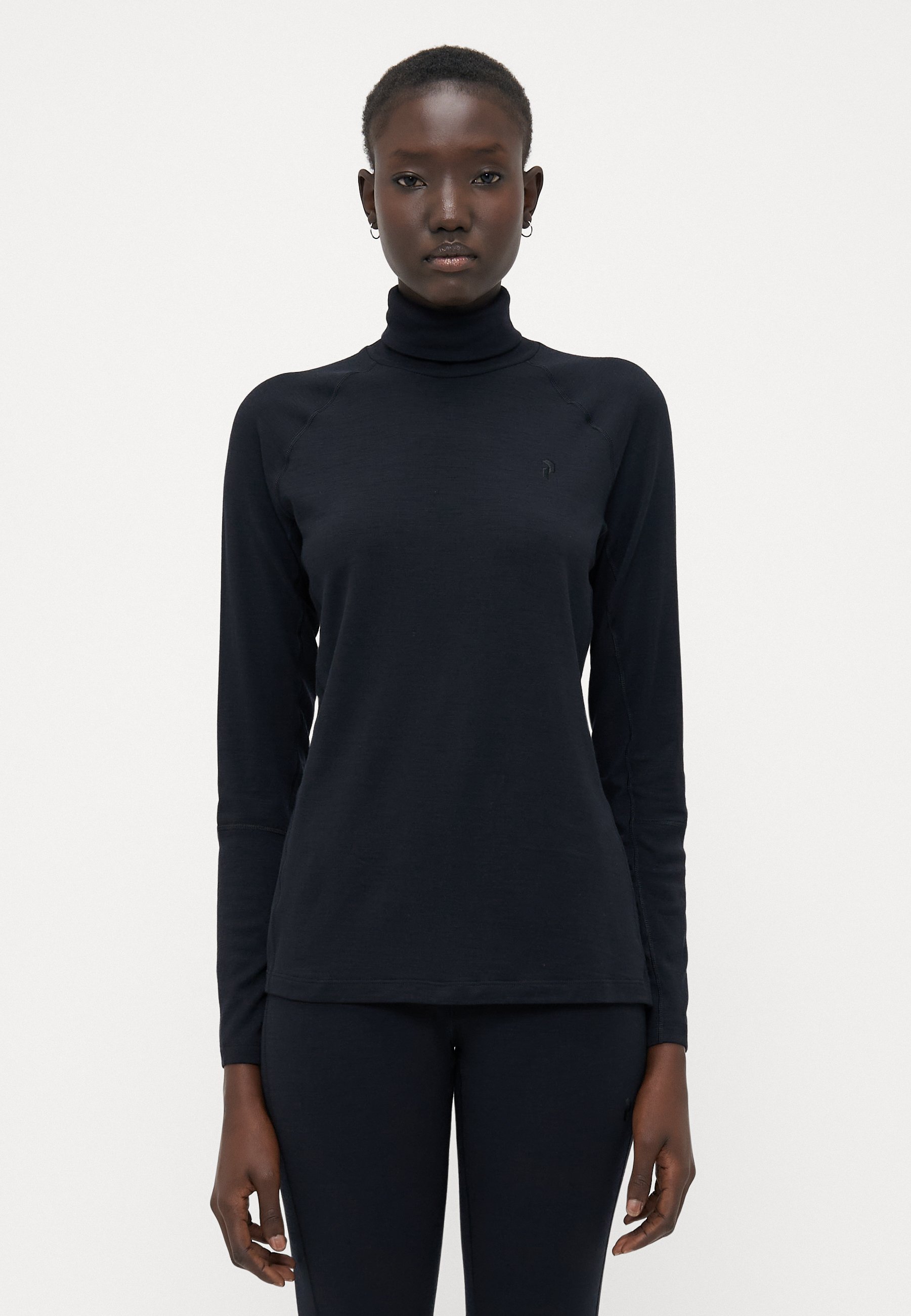 Maglia intima Peak Performance MAGIC ROLLNECK - nera