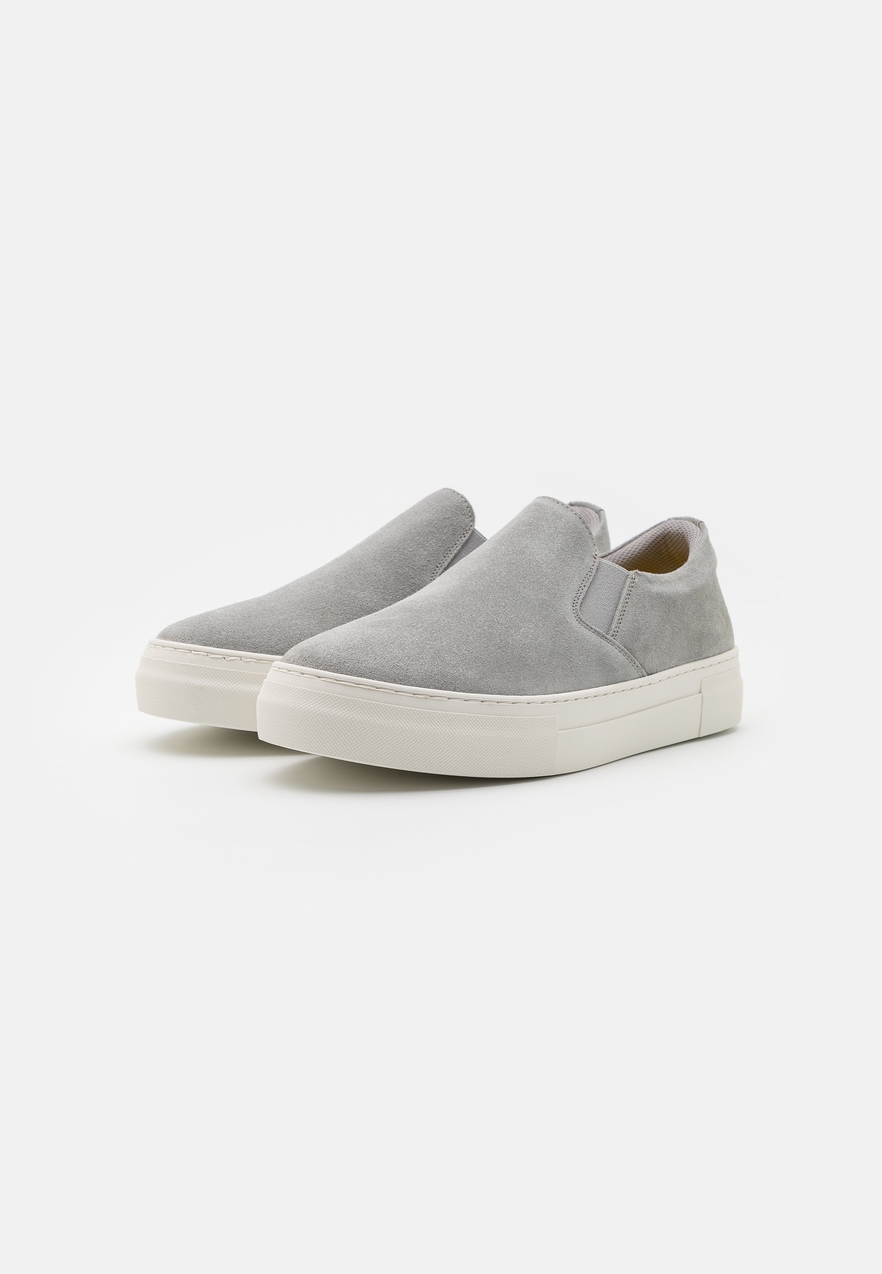 Selected Homme SLHDAVID CHUNKY - Slip-ons - gris