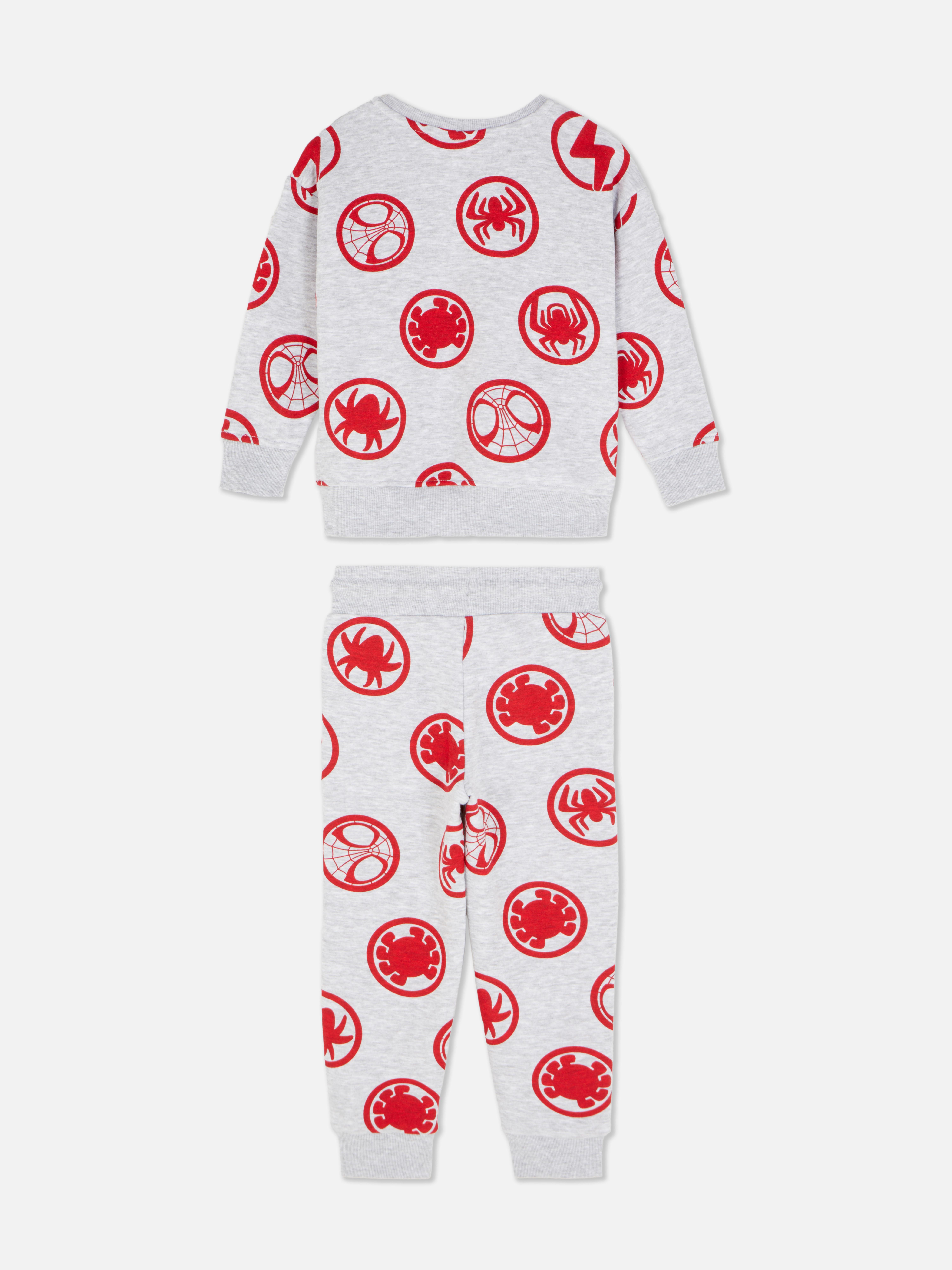 Hanorac și pantaloni de trening MARVEL Spider-Man and Friends Set format din hanorac cu imprimeu Spidey și pantaloni de trening cu manșete la gleznă