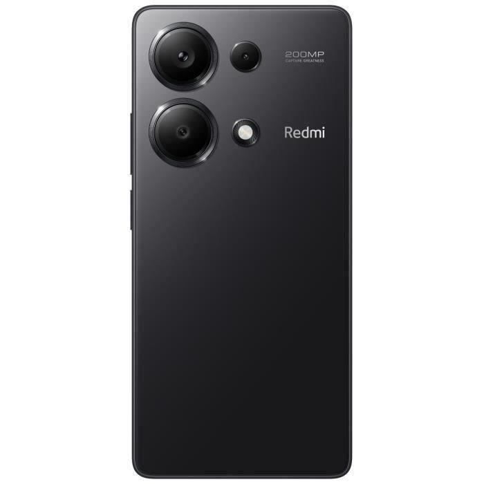 Smartphone Xiaomi Redmi Note 13 Pro 5G, 8 GB de RAM, 256 GB de almacenamiento, negro, batería de 5100 mAh, NFC, pantalla AMOLED de 6,67