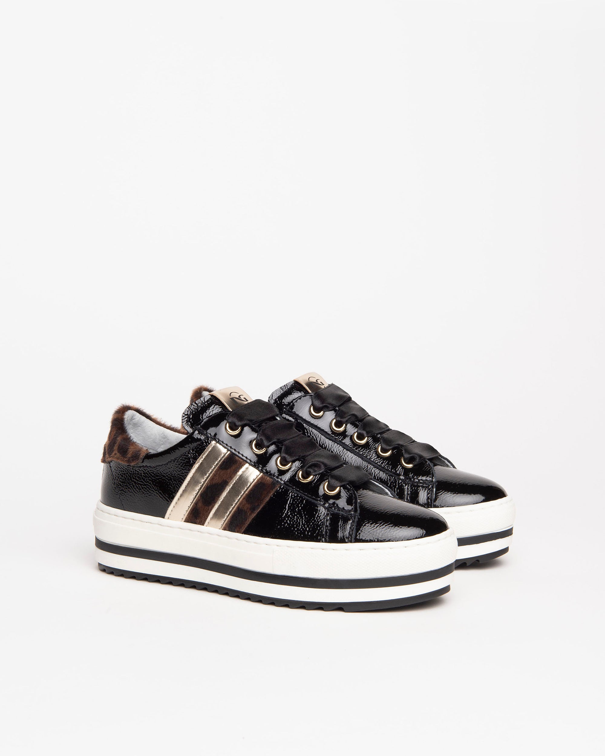  Lackleder-Sneaker für Teenagerinnen