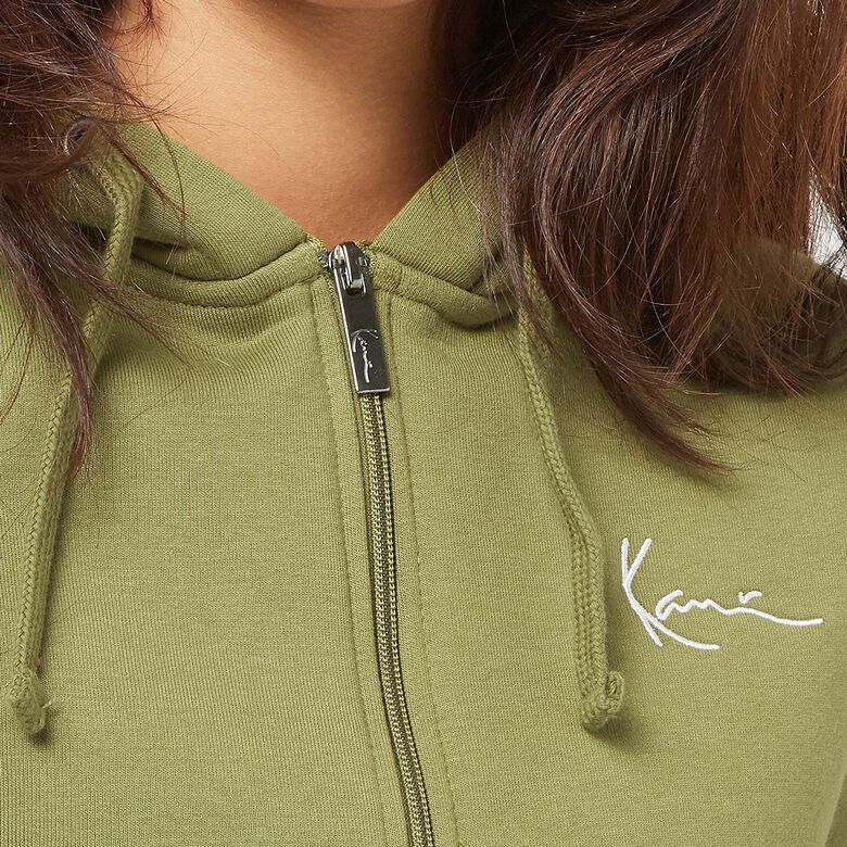Felpa con zip Chest Signature Essential