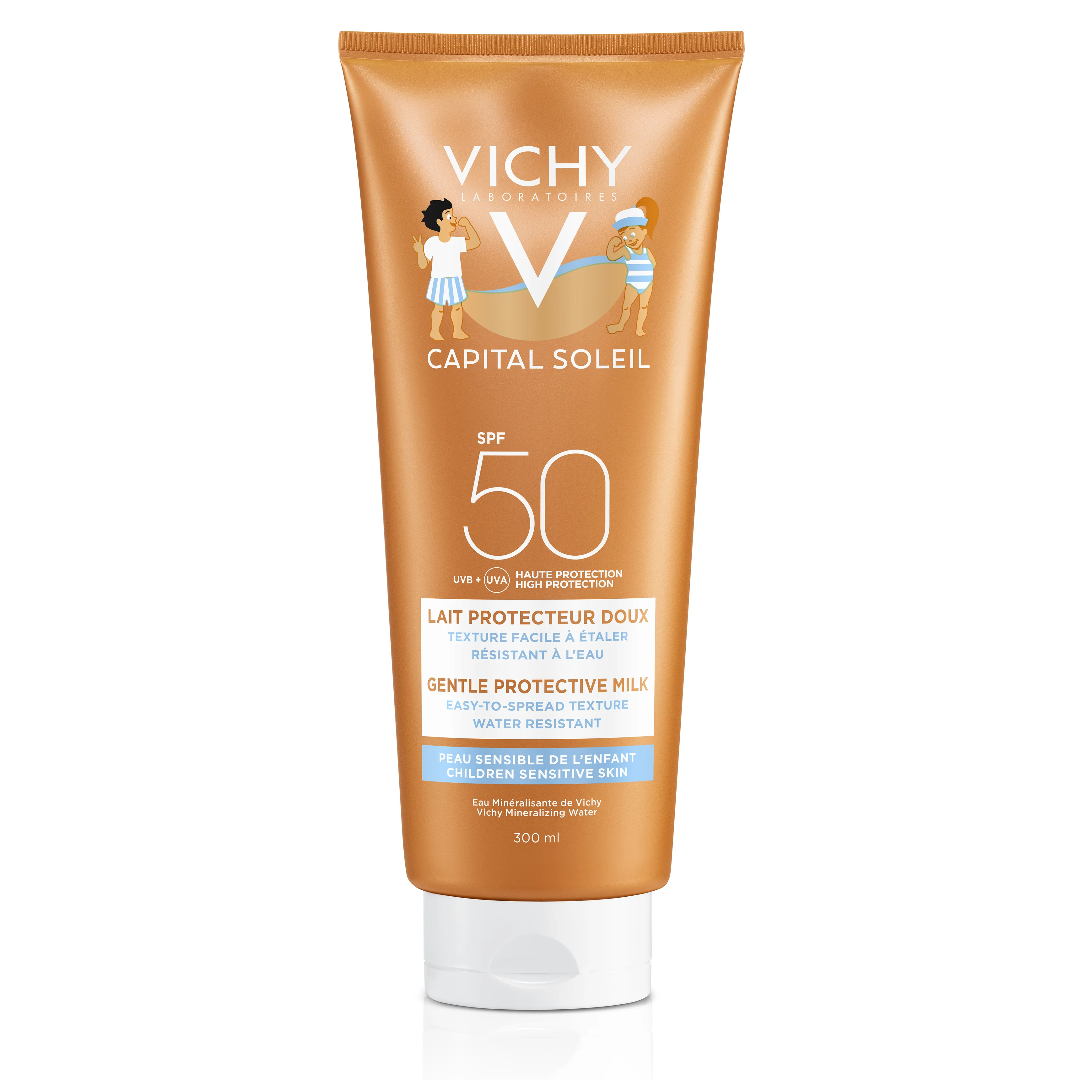 Capital Soleil Capital Soleil Latte Bambino SPF 50 - Crema Solare Bambini, Latte solare corpo alta prot., Prodotti per Bambini