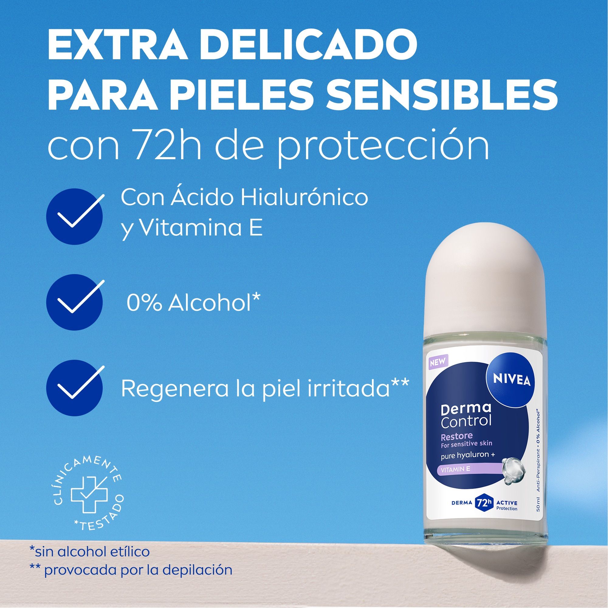 „Derma Control Restore“ rutulinis antiperspirantas-dezodorantas Rutuliniai dezodorantai
