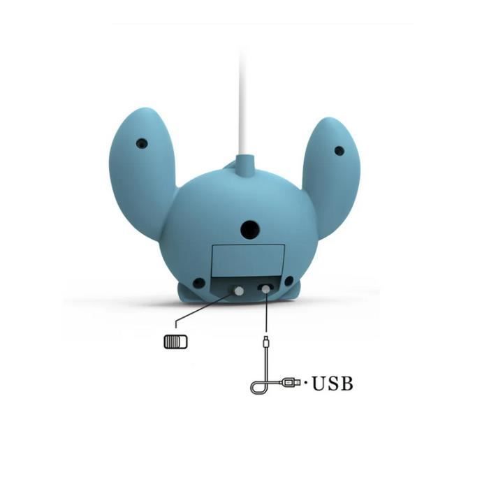 Desk Lamp - Disney - Lilo & Stitch - USB Rechargeable - Flexible - Blue