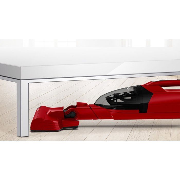 BOSCH BBHF214R - Aspiradora de mano inalámbrica 2 en 1 - Aspiradora de mano integrada - Posición de estacionamiento (se mantiene de pie por sí sola)