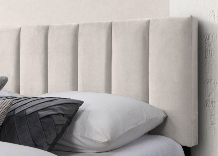 Lit adulte 160x200 / 140x200 cm - Lit rembourré avec sommier - Lit double 200x160cm - Tête de lit surpiquée - Tissu 250 g/m² -