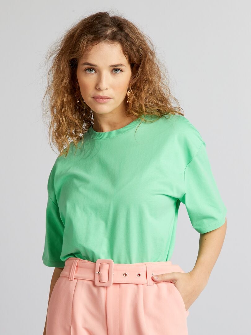 Jersey t-shirt - GROEN