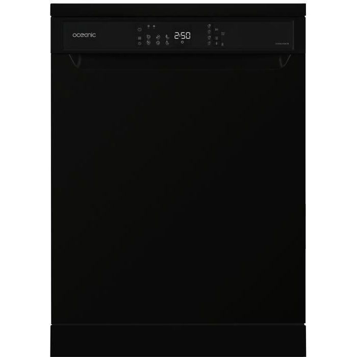 OCEANIC OCEALV1247B Lavastoviglie a libera installazione - 12 coperti - 47 dB Nero