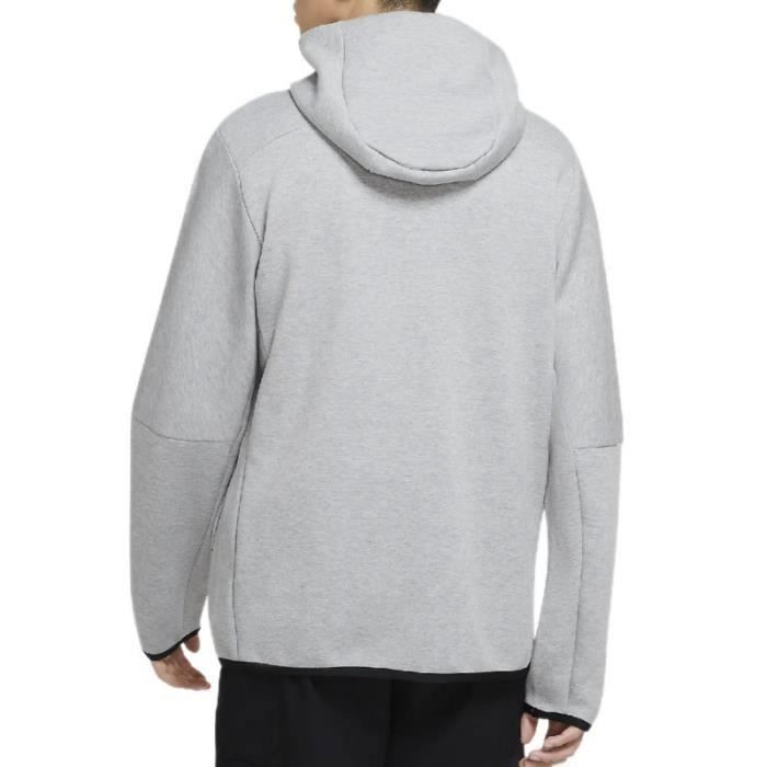 Tracksuit Jacket - Nike - TECH FLEECE FULL ZIP HOODIES - Men's - Grey - Indoor Fitness