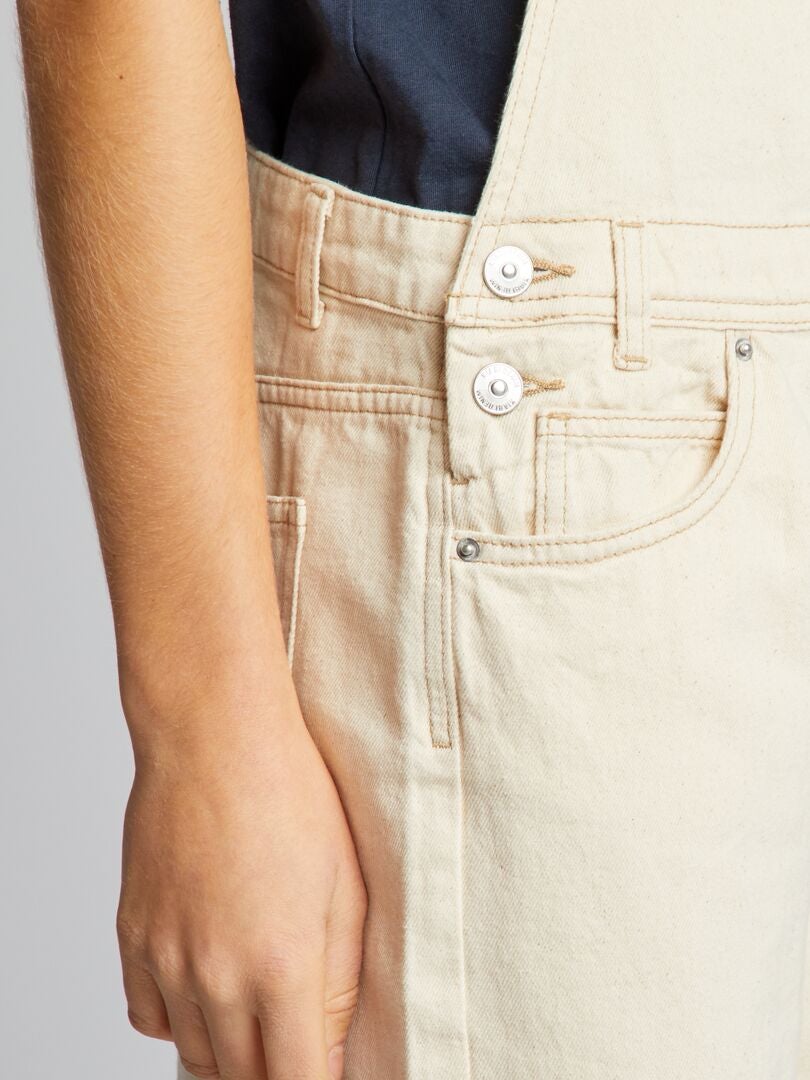Spijkeroveralls - BEIGE