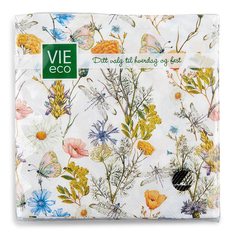 Serviettes de table Vie Home, paquet de 20, 33 x 33 cm, Pâques