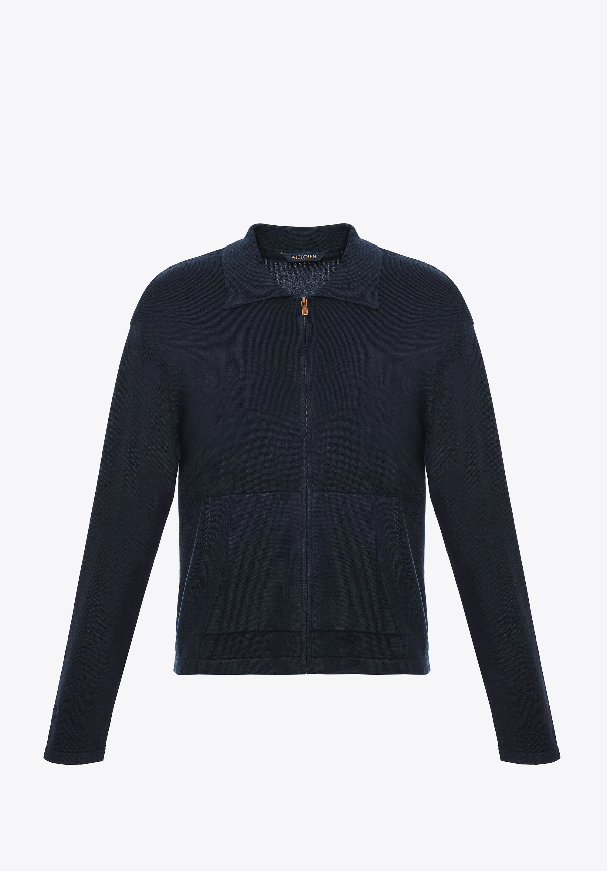 Rozpinana bluza damska granatowa