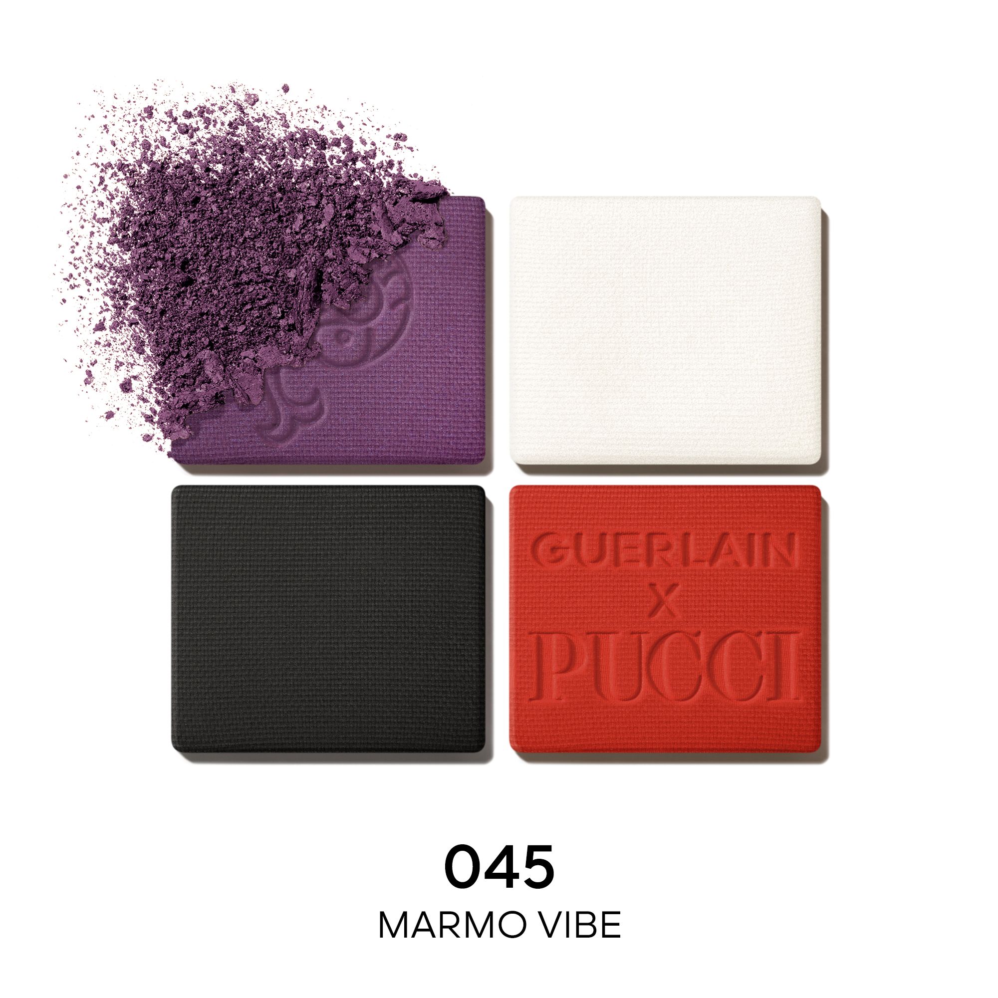 Pucci Ombres G 045 Marmo Vibe acu ēnas 4 toņos Limited Edition Greznas acu ēnas