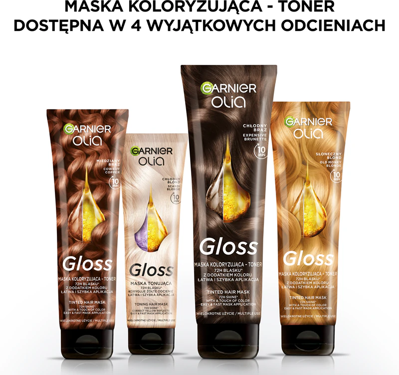 Máscara de coloração capilar Garnier Olia Gloss