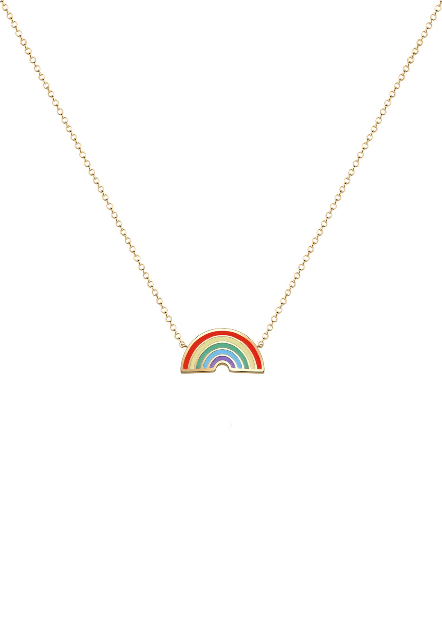 Elli Femme Arc-en-Ciel Émail - (925/1000) Argent
