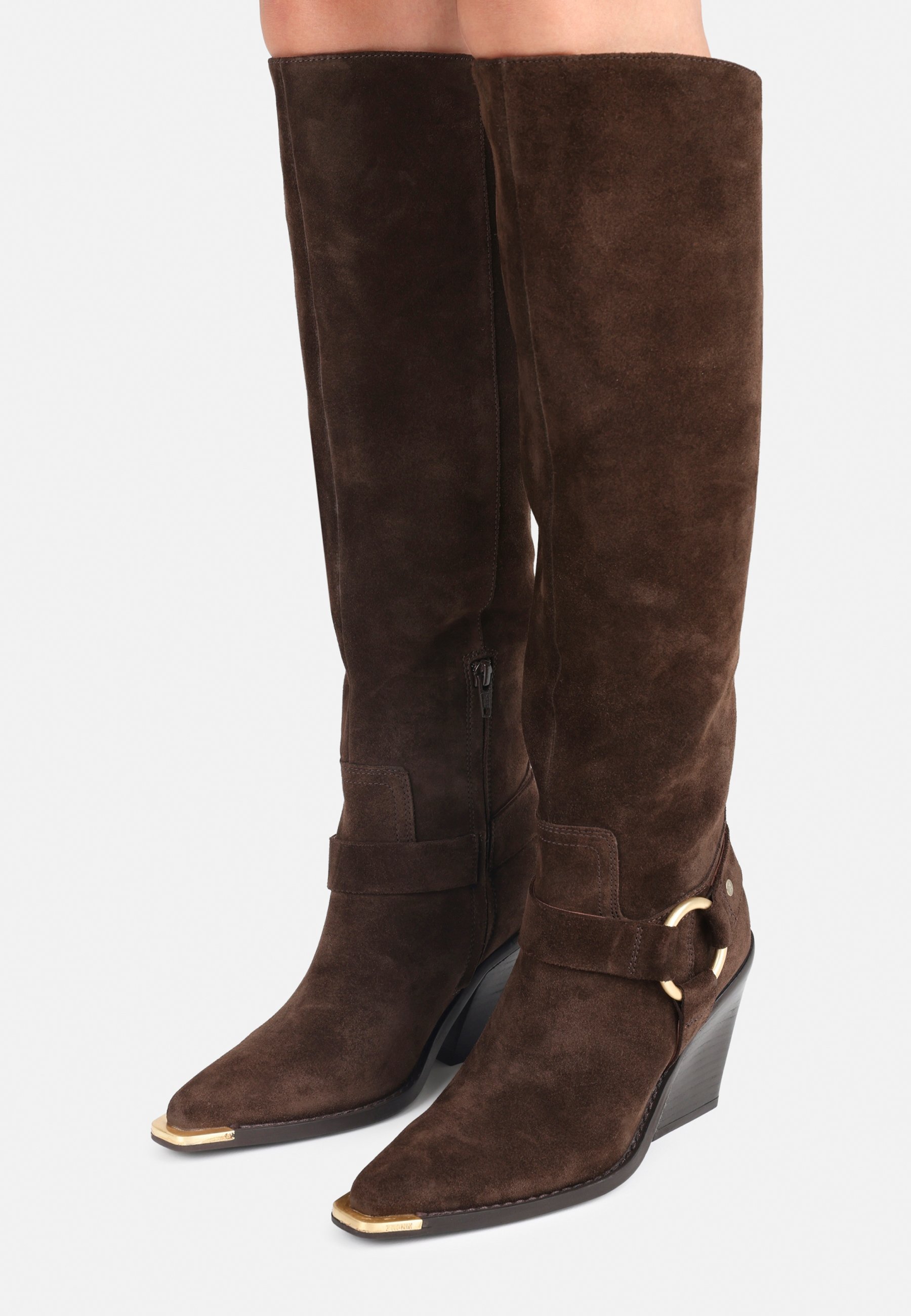 Bronx Cowboy-/Bikerstiefel - Kaffeebohne